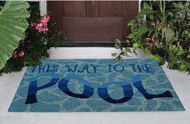 liora manne frontporch this way to the pool indoor outdoor rug water 30 x48