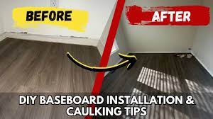 how to install decorative baseboard and