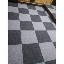 pvc with fibergl indoor carpet tile