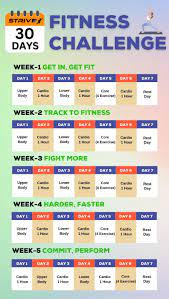 30 day workout challenge strive