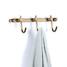 Wincase Antique Brass Towel Hook Rack