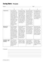    best Rubric images on Pinterest   Teaching writing  Writing     Persuasive essay rubric with counter argument Persuasive essay counter  argument worksheet writefiction web