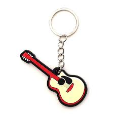 gifts g acoustic guitar keychain