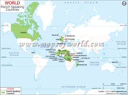 What countries are the top spanish (castilian) is a romance language, and the official language of spain and many the world map shows the countries, bodies of water, and other geographic features in the spanish language. French Speaking Countries Of The World Top Ten