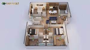 3d Home Floor Plans Small House In Los