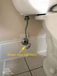 Simply fill the toilet tank with water until it reaches the top of the overflow tube. How Do I Find The Valves On A Toilet With Hidden Pipes Home Improvement Stack Exchange