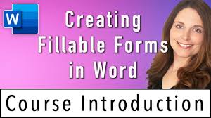 creating fillable forms in microsoft