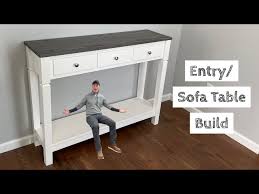 Sofa Entryway Table Build Plans