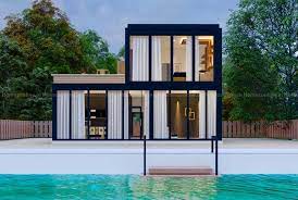 2 Bhk Glass House Design