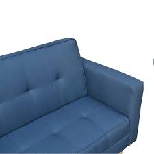 Sleeper Couch Blue Tapestry Double