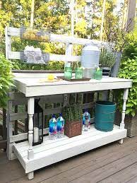 Pallet Potting Table Rustic Farmhouse