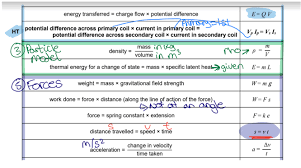 Aqa Gcse Physics Equation Sheet Save