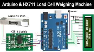 Weighing Machine Using Arduino Load Cell Hx711 Module