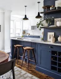 It's been argued that blue is an appetite suppressant home kitchens blue kitchen cabinets kitchen design kitchen inspirations kitchen renovation kitchen shelf inspiration painted kitchen cabinets colors kitchen trends upper kitchen cabinets. Modern Navy Blue Kitchen Cabinets Novocom Top