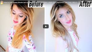 Blondes (may) have more fun, but they can also have a harder time maintaining their desired hair color. Colourwarehouse How To Tone Brassy Blonde Hair At Home Facebook