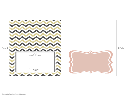 Wedding Place Card Template Wikihow