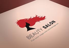 free beauty salon logo mockup free