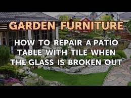 How To Repair A Patio Table With Tile