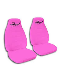 Hot Pink Erflies Car Seat Covers