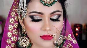 indian bridal makeup muslim bride gold