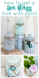 How To Get A Sea Glass Look With Paint