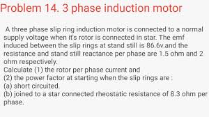 three phase slip ring induction motor