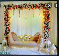 decorative wedding stage