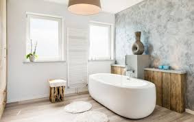 Wasser und fliesen ergeben mitunter eine rutschige kombination. Wandgestaltung Im Badezimmer Ideen Ohne Fliesen Bauen Und Wohnen In Der Schweiz