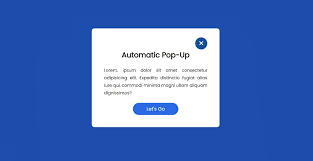automatic popup window using html css
