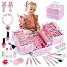 large pink box kids makeup kit for