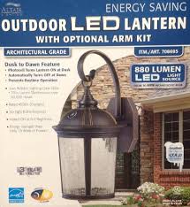 Altair Lighting Led Outdoor Lantern With Optional Arm Kit Suttirakkonses