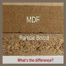 mdf vs particle board what s the