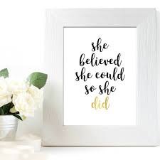 she believed she could so she did wall
