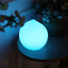 Loftek Led Color Changing Night Light Mood Lamp With Peach Shape