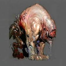 Doom 3 - Pinky Demon concept art. | Monster design, Monster art, Creature  art