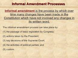 Formal Amendments