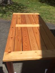 Outdoor Cedar Patio Table By Steve S