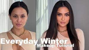 everyday winter glowy makeup tutorial