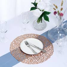 15 Woven Placemats Dining Table
