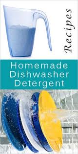 homemade dishwasher detergent recipes