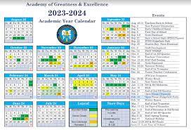 AGE 20222023 Academic Calendar | Academy Of Greatness & Excellence
