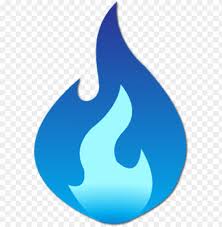 Atural Gas Flame Symbol Blue Flame