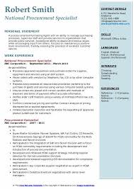 Cv examples see perfect cv examples that get you jobs. Procurement Specialist Resume Samples Qwikresume