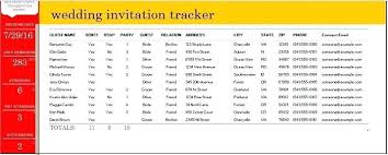 Sample Wedding Guest List Spreadsheet Epic Templates How To