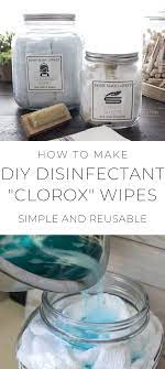 how to make diy disinfectant wipes
