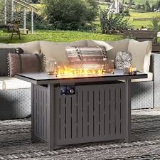 Patio Fire Pit Dining Table