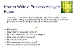 Examples Of Process Analysis Essay Penza Poisk