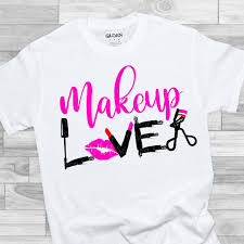 cricut svg make up lover svg love