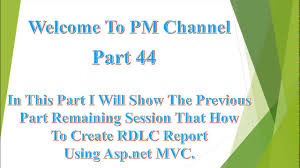 how to create rdlc report using asp net