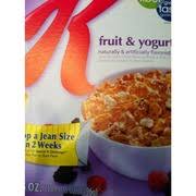 special k fruit and yogurt cereal